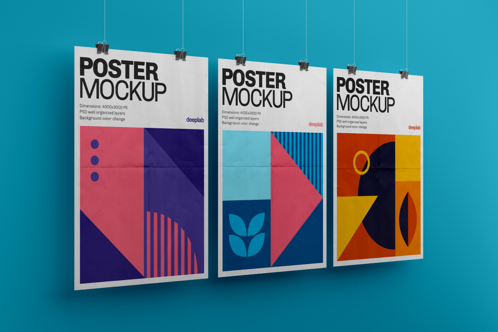 Poster Mockup Set Poster Mockup Set