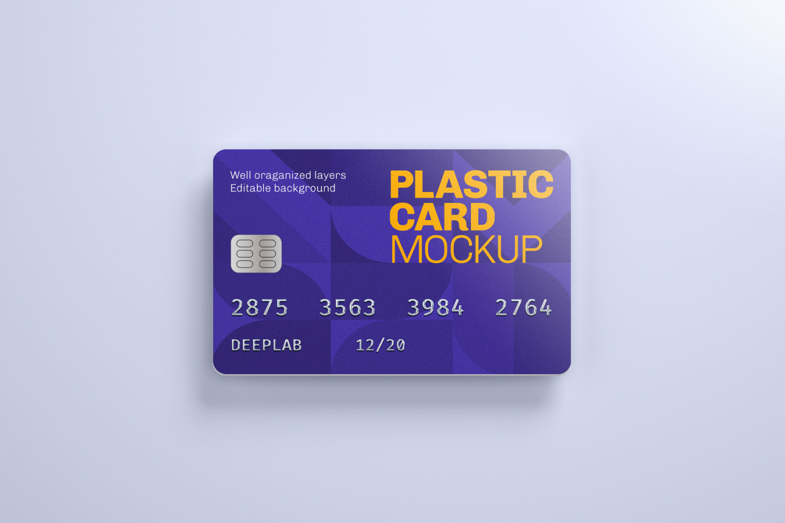 Plastic Card Mockup Set - 21 styles