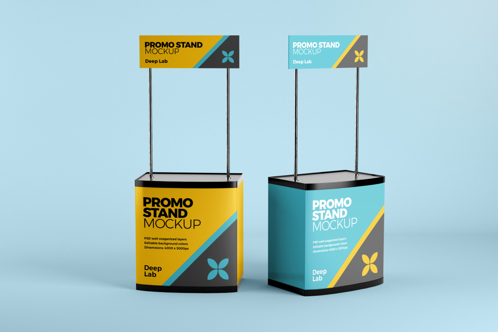 Promo Stand Mockup Set