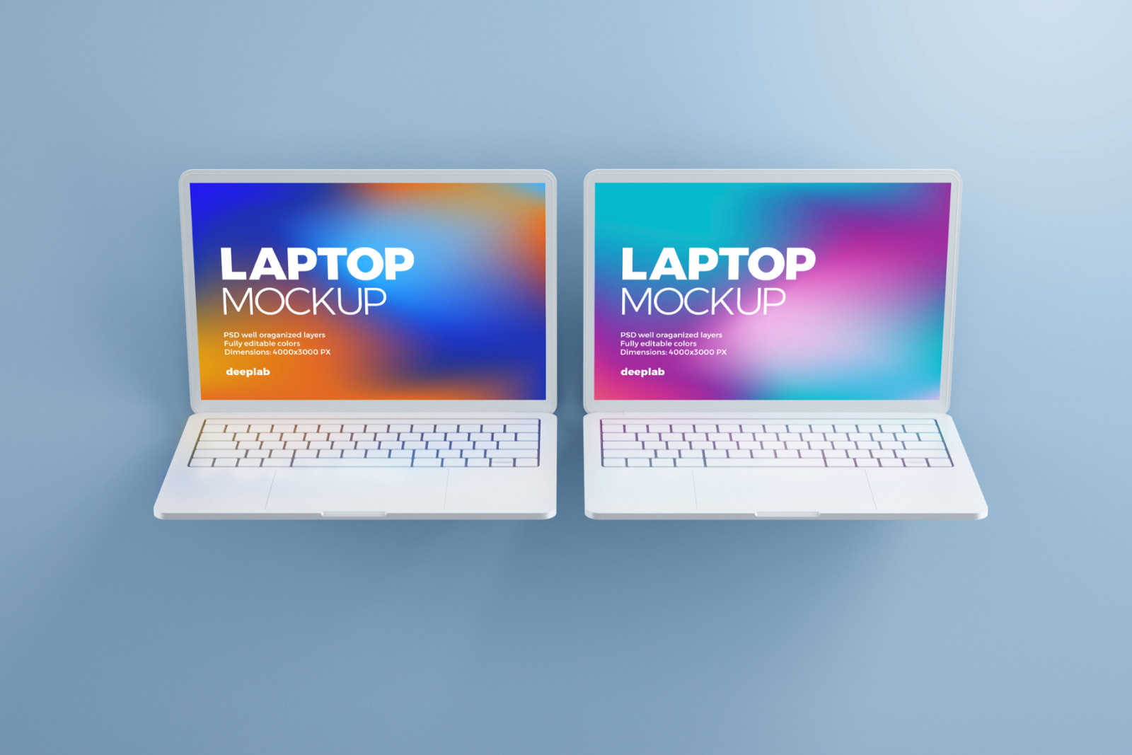 Macbook Pro Clay Mockup set Macbook Pro Clay Mockup set