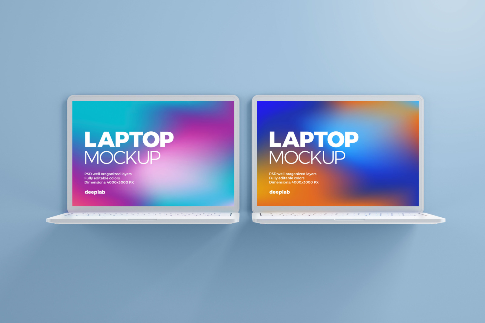 Macbook Pro Clay Mockup set Macbook Pro Clay Mockup set