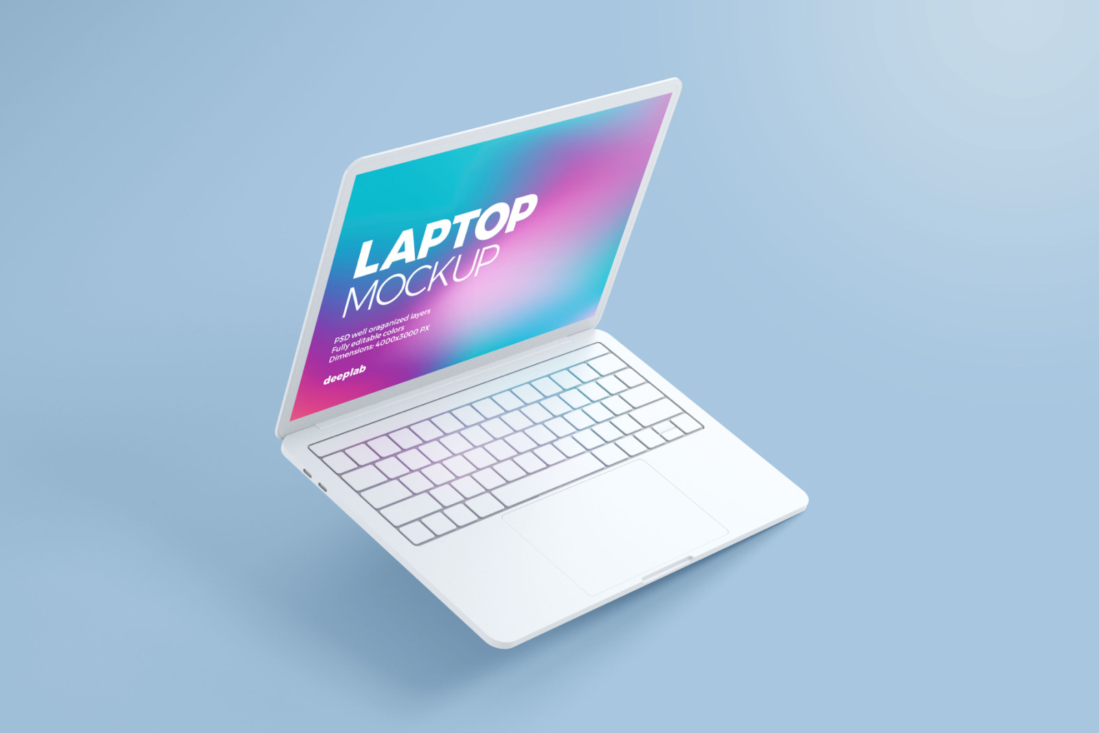 Macbook Pro Clay Mockup set Macbook Pro Clay Mockup set