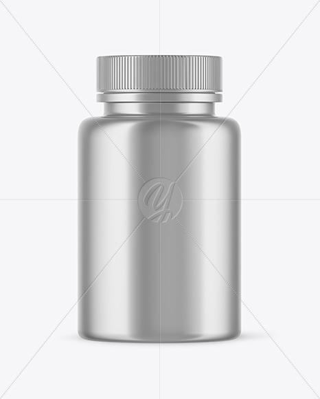 Metallic Bottle Mockup