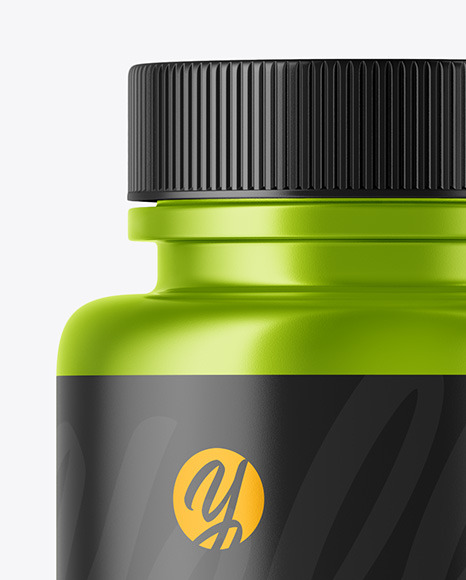 Metallic Bottle Mockup