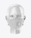 Anti-Pollution Face Mask with Exhalation Valve - Front View