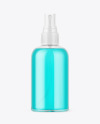 Spray Bottle With Liquid Mockup