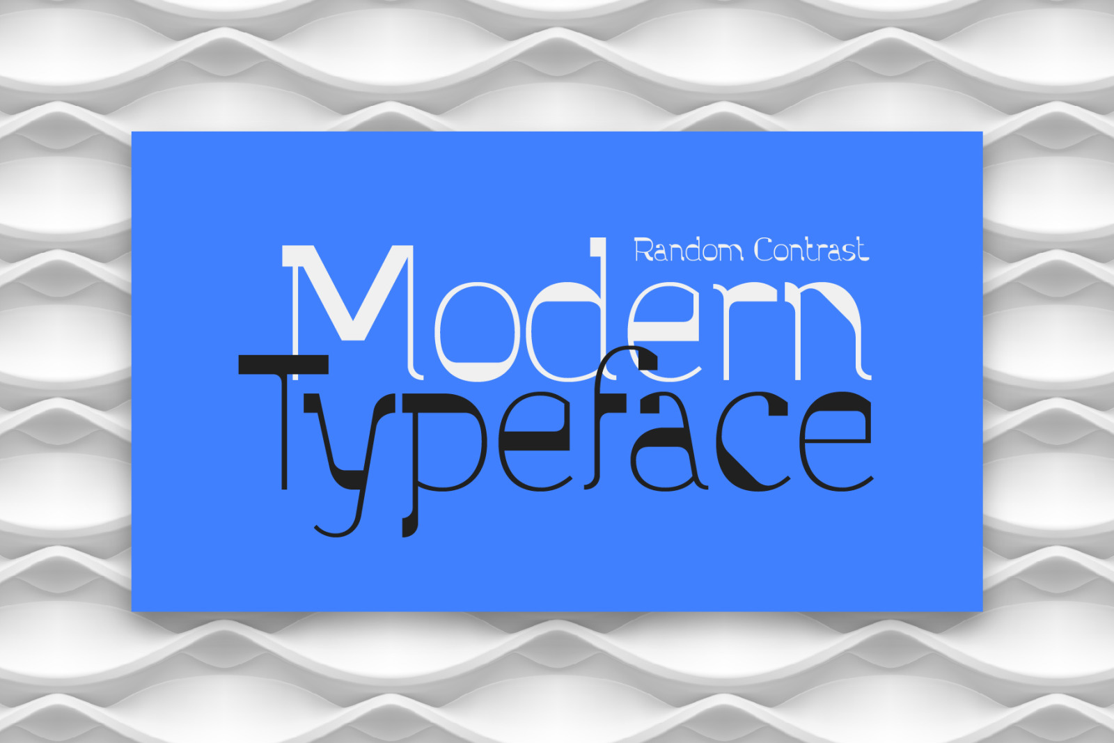 Parallax font and graphics Parallax font and graphics