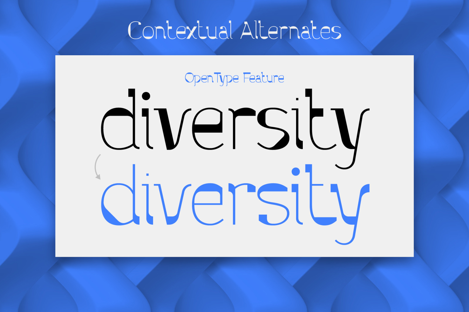 Parallax font and graphics Parallax font and graphics