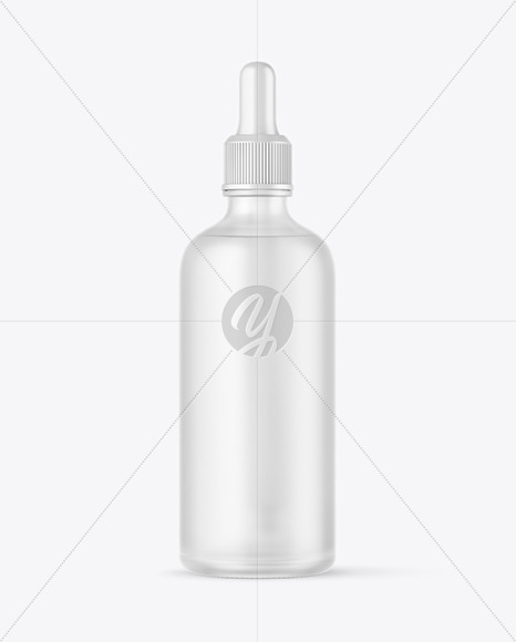 Frosted Dropper Bottle Mockup