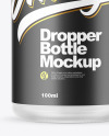 Frosted Dropper Bottle Mockup