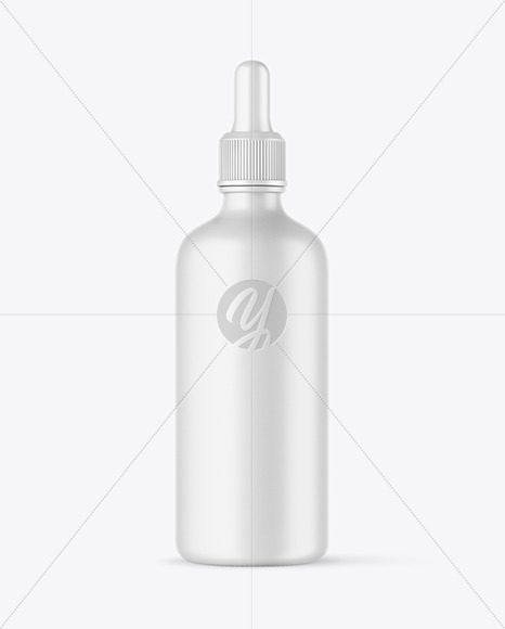 Matte Dropper Bottle Mockup