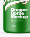 Matte Dropper Bottle Mockup