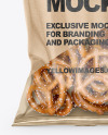 Bag With Mini Pretzels Mockup