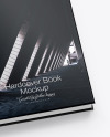 Hardcover Book w/ Matte Cover Mockup