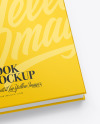 Hardcover Book w/ Matte Cover Mockup