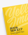 Hardcover Book w/ Matte Cover Mockup