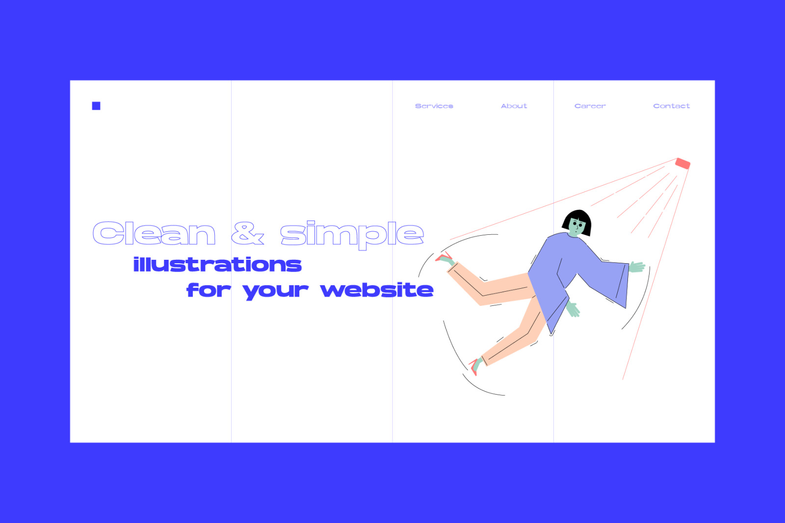 Social Media Life Illustrations Set Social Media Life Illustrations Set
