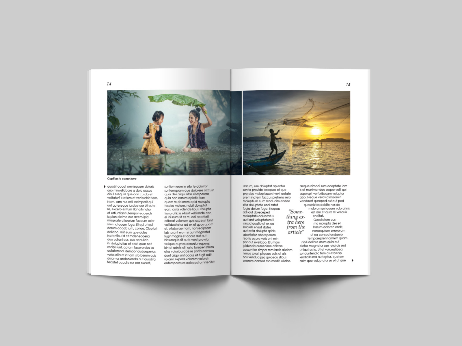 WANDERLUST Travel Magazine Template