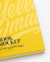 Hardcover Book w/ Fabric Cover Mockup