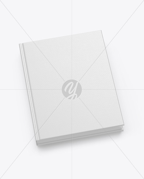 Hardcover Book w/ Fabric Cover Mockup