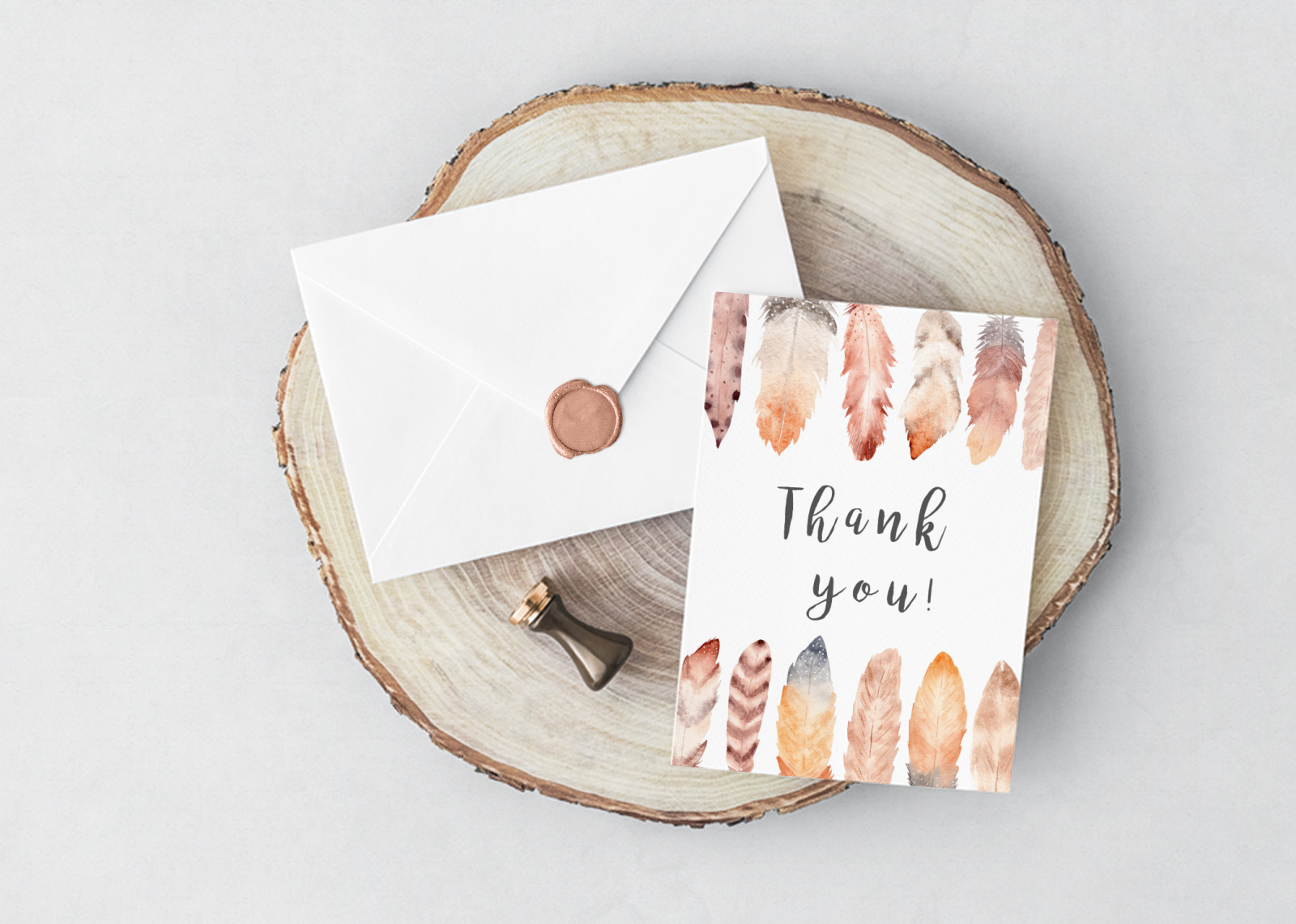 Watercolor Boho Feathers Collection Watercolor Boho Feathers Collection