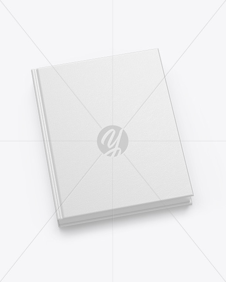 Hardcover Book w/ Textured Cover Mockup