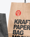 Two Paper Bags Mockup