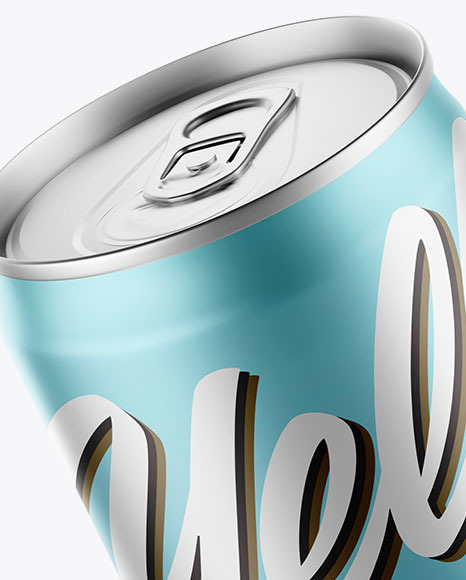 Matte Can Mockup Matte Can Mockup