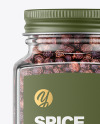 Spice Jar with Black Pepper Mockup