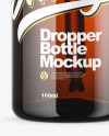 Amber Dropper Bottle Mockup