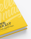 Hardcover Book w/ Fabric Cover Mockup