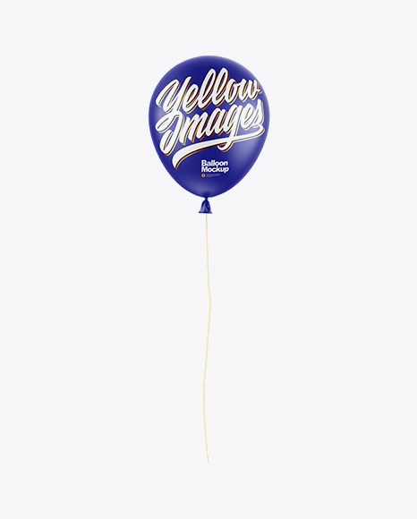 Matte Balloon Mockup