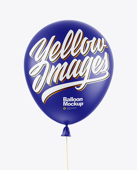 Matte Balloon Mockup