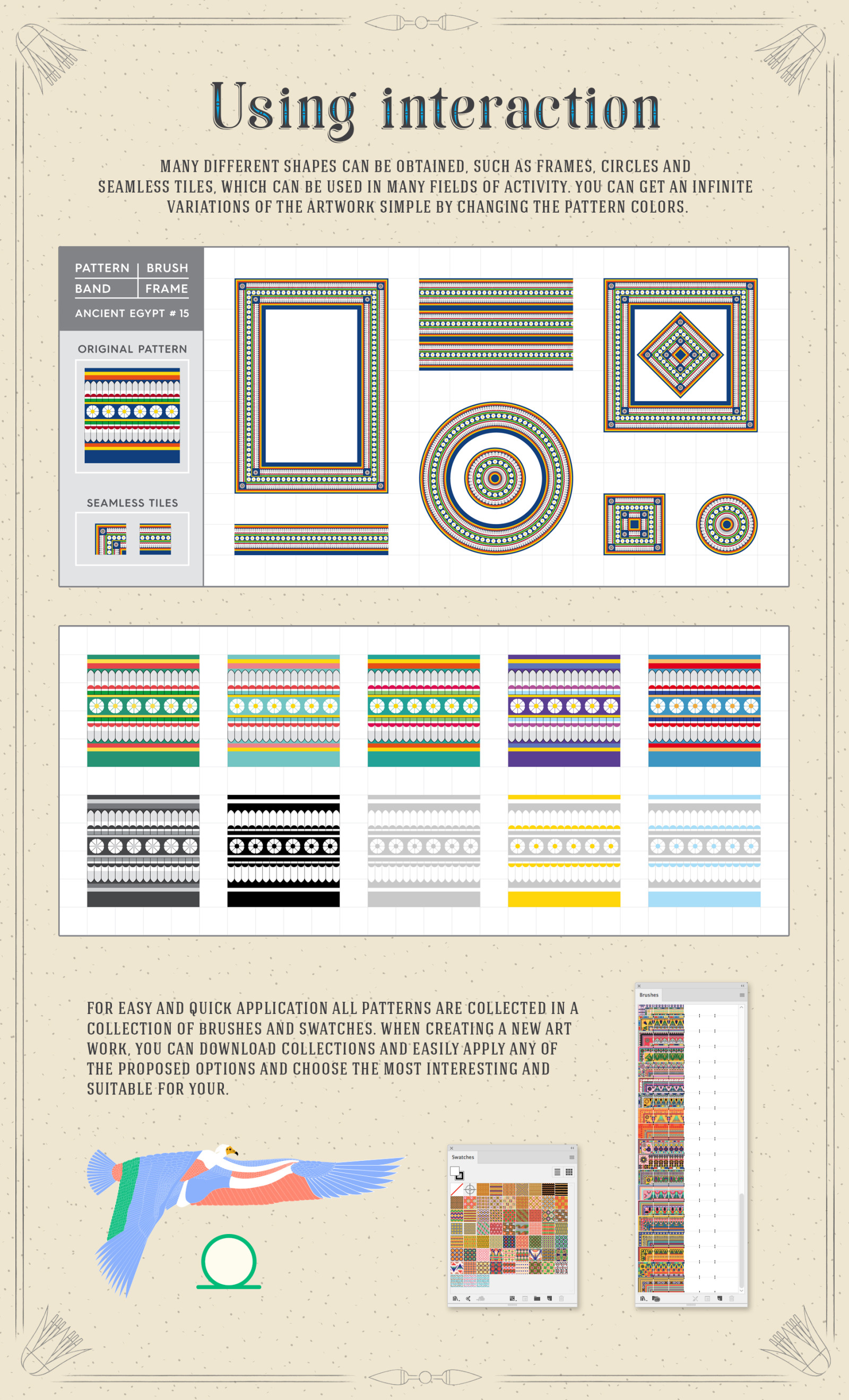 117 Egypt Pattern Brushes & Swatches 117 Egypt Pattern Brushes & Swatches