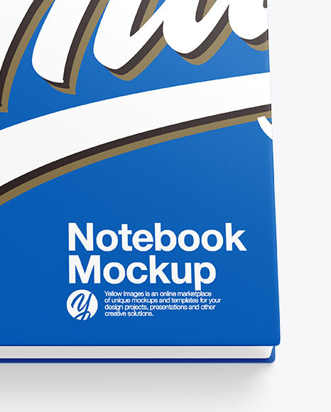 Matte Notebook Mockup With Pen