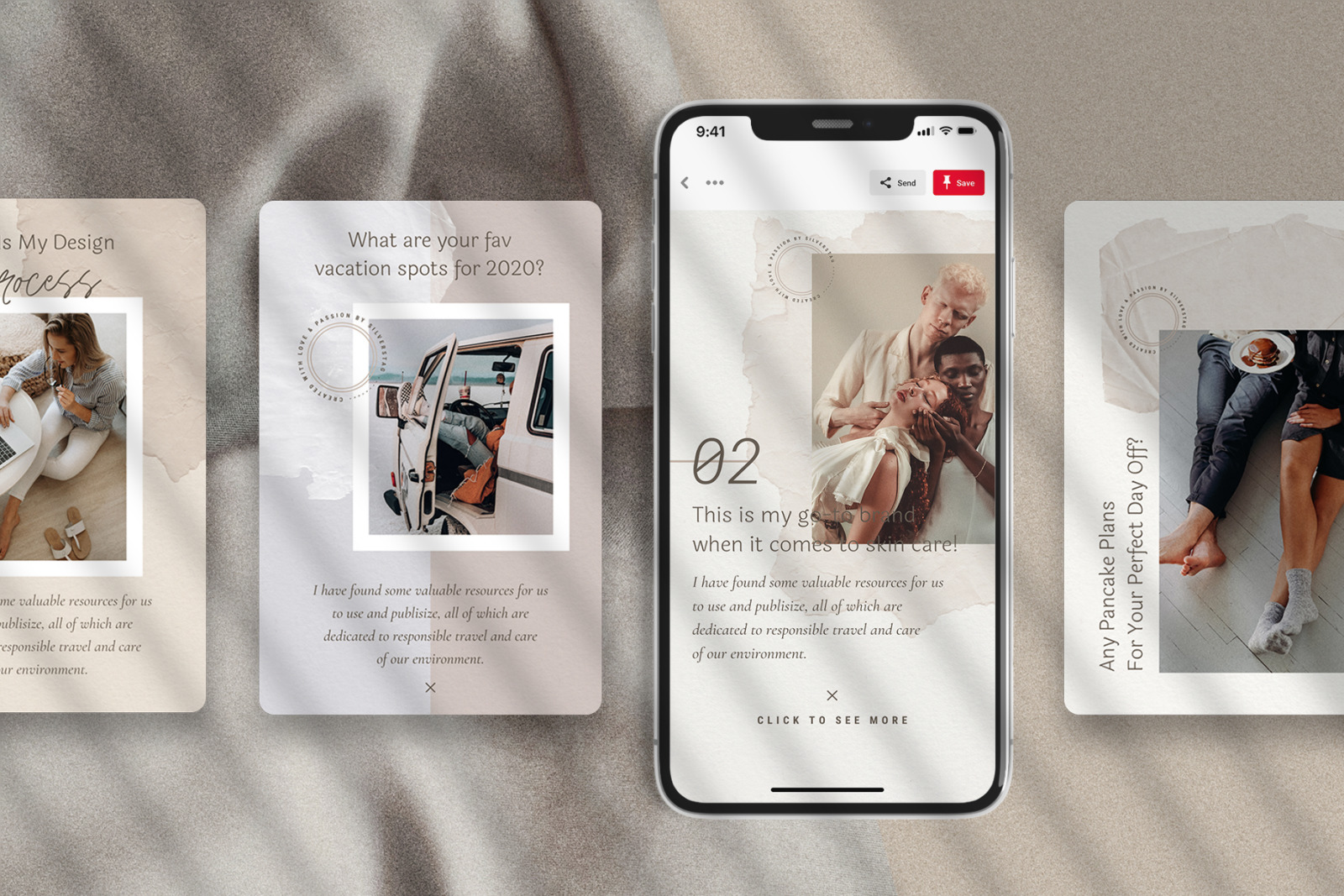 Elodie - Canva Social Templates Pack 50% OFF