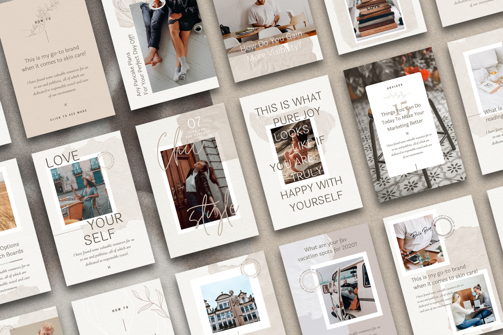 Elodie - Canva Social Templates Pack 50% OFF