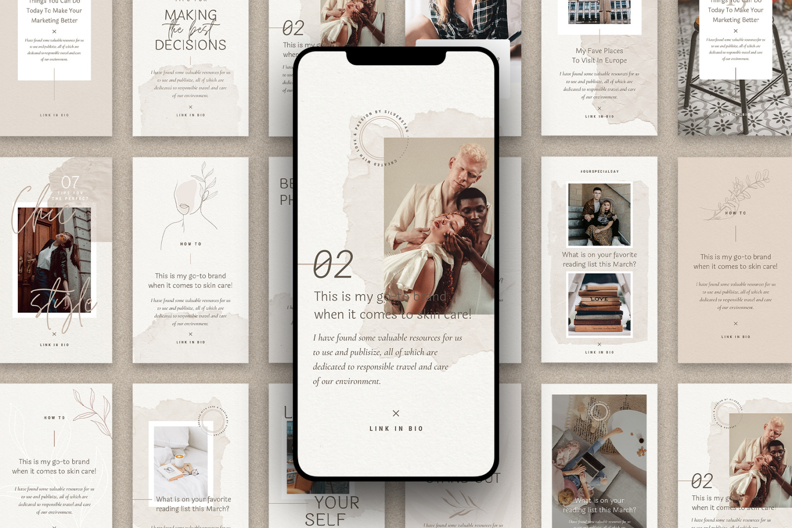 Elodie - Canva Social Templates Pack 50% OFF