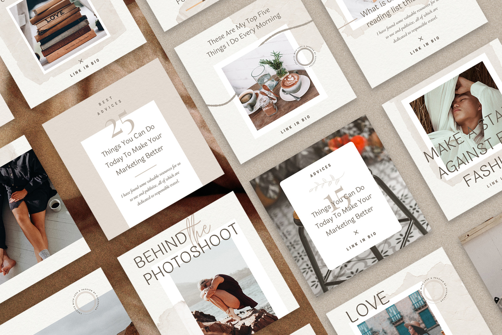 Elodie - Canva Social Templates Pack 50% OFF
