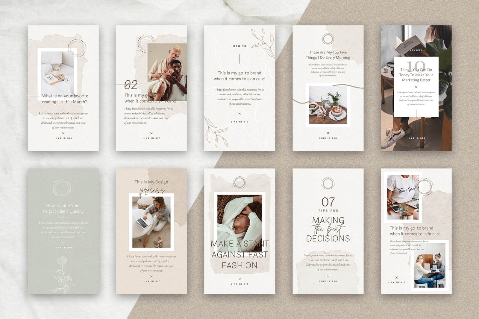 Elodie - Canva Social Templates Pack 50% OFF