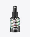 Glossy Spray Bottle Mockup