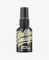 Glossy Spray Bottle Mockup