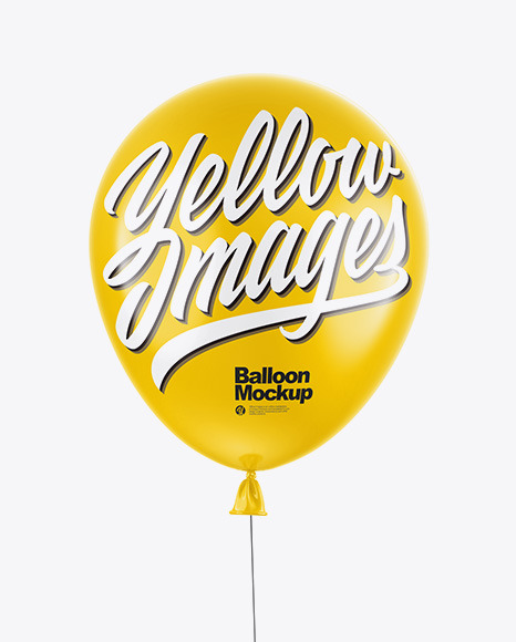 Glossy Balloon Mockup