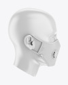 Anti-Pollution Face Mask with Exhalation Valve - Side View