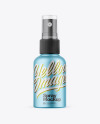 Matte Metallic Spray Bottle Mockup