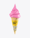 Ice Cream Cone Mockup