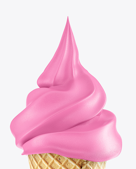 Ice Cream Cone Mockup