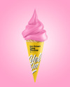 Ice Cream Cone Mockup