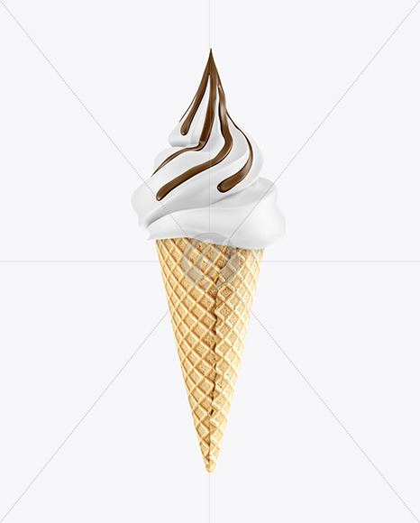 Ice Cream Cone Mockup