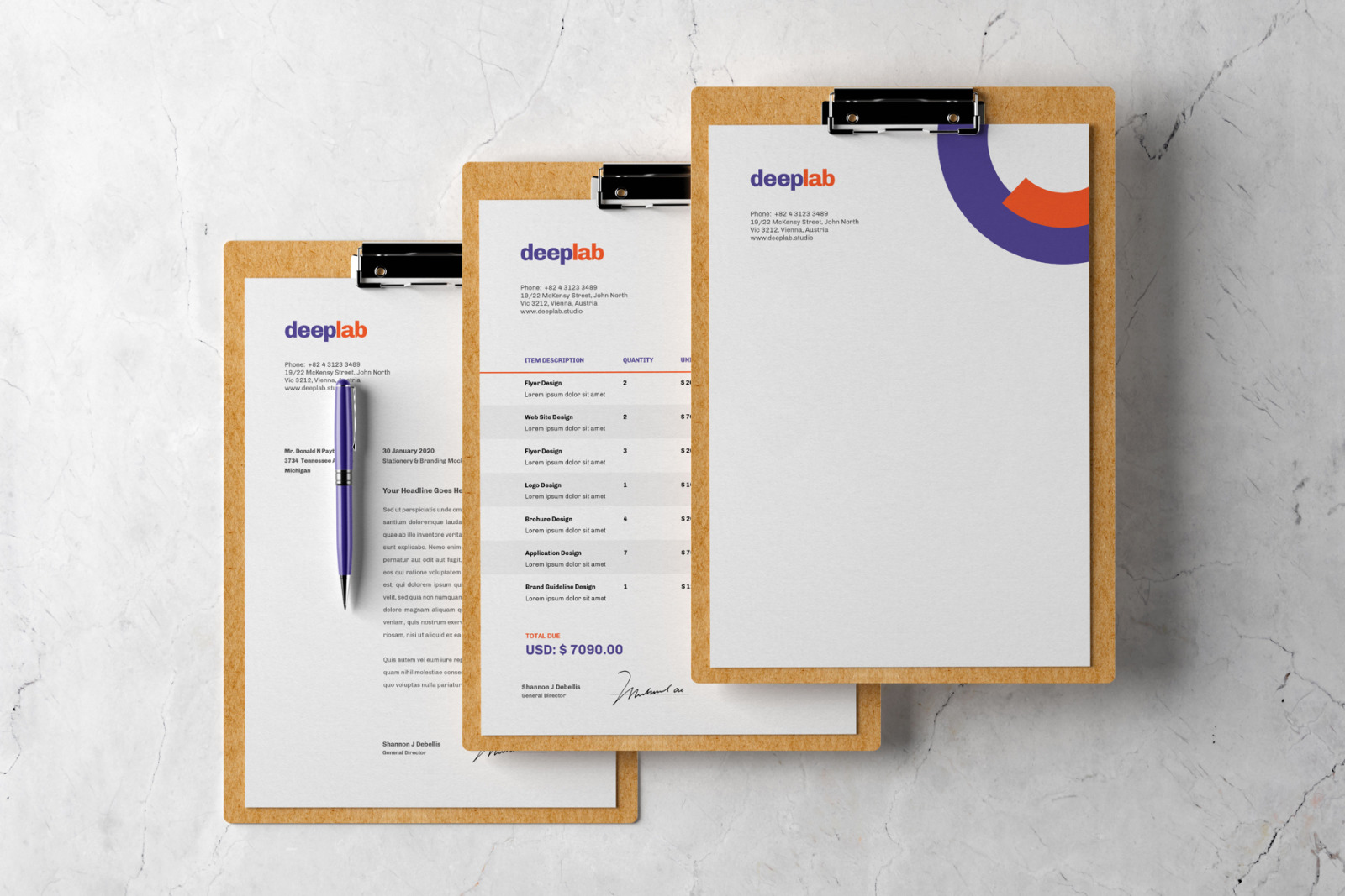 Kraft Clipboard Branding Mockup set Kraft Clipboard Branding Mockup set